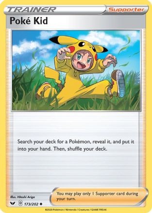 Poke Kid 173  SWSH01 Sword & Shield Base Set - Uncommon