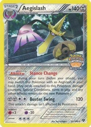Aegislash 085/146  - Reverse Holofoil League & Championship Cards - Promo