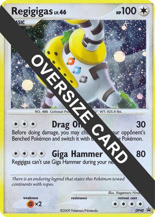 Regigigas - DP40  - Holofoil Jumbo Cards - Promo
