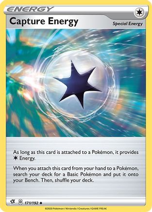 Capture Energy 171  - Reverse Holofoil SWSH02 Rebel Clash - Uncommon