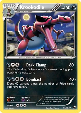 Krookodile - 66/108/108  Deck Exclusives - Rare