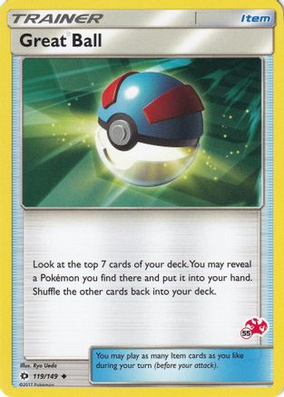 Great Ball - 119/149 (#55 Charizard Stamped)/149  Battle Academy - Promo
