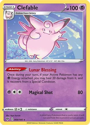 Clefable 064  SWSH04 Vivid Voltage - Rare
