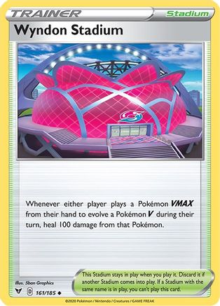 Wyndon Stadium 161  - Reverse Holofoil SWSH04 Vivid Voltage - Uncommon