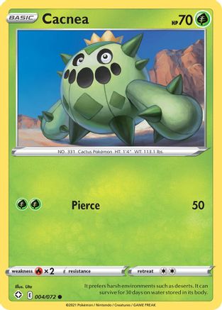 Cacnea 004  Shining Fates - Common
