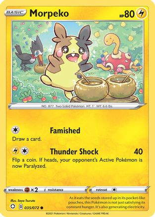 Morpeko (035) 035  - Reverse Holofoil Shining Fates - Common