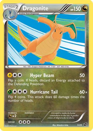 Dragonite - 5/20 (Dragon Vault)/20  - Holofoil Blister Exclusives - Promo
