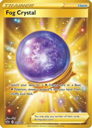 Fog Crystal (Secret) 227/198  - Holofoil SWSH06 Chilling Reign - Secret Rare