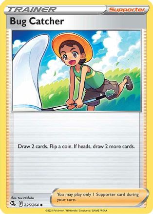 Bug Catcher 226  - Reverse Holofoil SWSH08 Fusion Strike - Uncommon