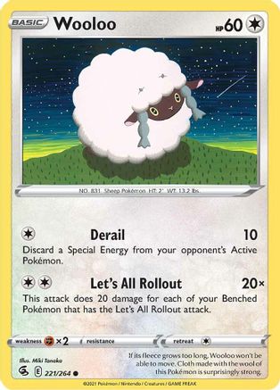 Wooloo (221) 221  SWSH08 Fusion Strike - Common