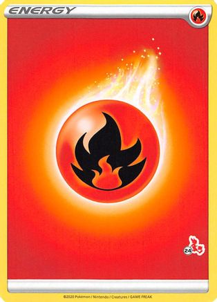 Fire Energy (#24 Cinderace Stamped)  Battle Academy 2022 - Promo