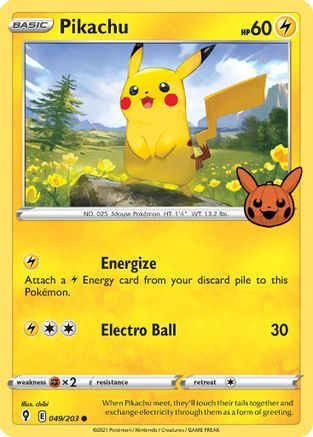 Pikachu 049  Trick or Trade BOOster Bundle - Promo