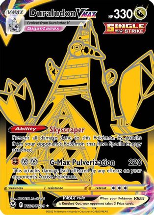 Duraludon VMAX (Secret) TG30/TG30  - Holofoil SWSH12 Silver Tempest Trainer Gallery - Secret Rare