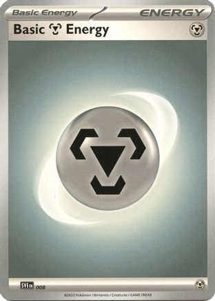 Basic Metal Energy 008  SVE Scarlet & Violet Energies - Common