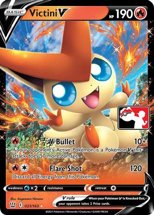 Victini V 021/163  Prize Pack Series Cards - Ultra Rare