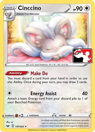 Cinccino  - Holofoil Prize Pack Series Cards - Rare