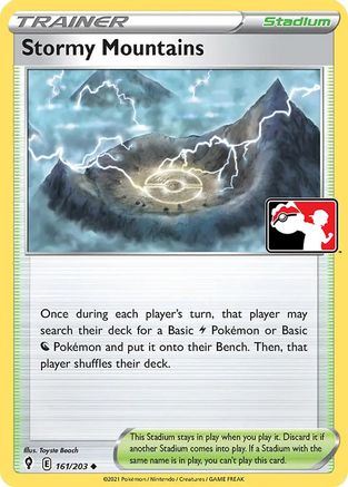 Stormy Mountains/203  - Holofoil Prize Pack Series Cards - Uncommon