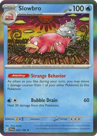 Slowbro 043  - Holofoil SV01 Scarlet & Violet Base Set - Rare