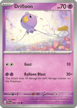Drifloon 089  SV01 Scarlet & Violet Base Set - Common