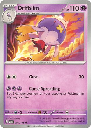 Drifblim 090  SV01 Scarlet & Violet Base Set - Uncommon