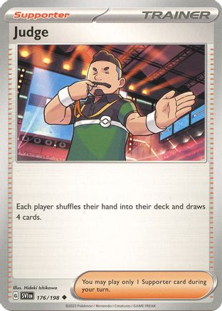 Judge 176  SV01 Scarlet & Violet Base Set - Uncommon