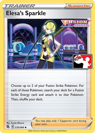Elesa's Sparkle  - Holofoil Prize Pack Series Cards - Uncommon