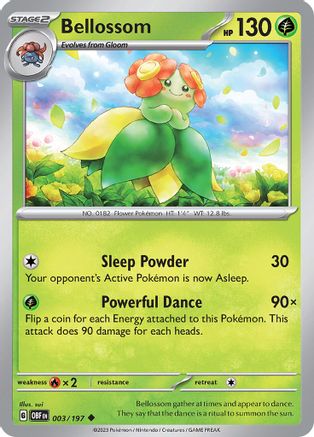 Bellossom 003  SV03 Obsidian Flames - Uncommon
