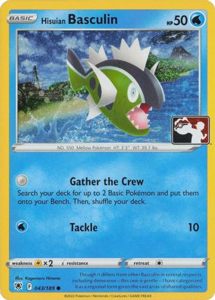 Hisuian Basculin  - Holofoil Prize Pack Series Cards - Common