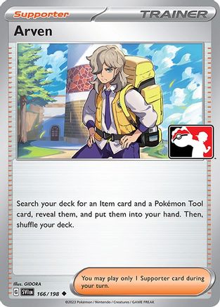 Arven 166  - Holofoil Prize Pack Series Cards - Uncommon