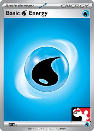 Basic Water Energy 003  - Holofoil Prize Pack Series Cards - Common
