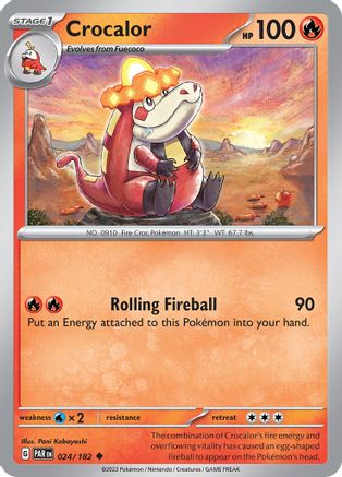 Crocalor 024  SV04 Paradox Rift - Uncommon