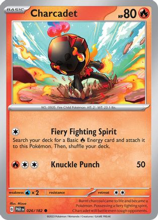 Charcadet 026/182  SV04 Paradox Rift - Common