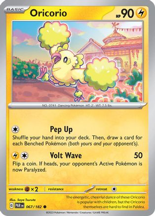 Oricorio 067  SV04 Paradox Rift - Common