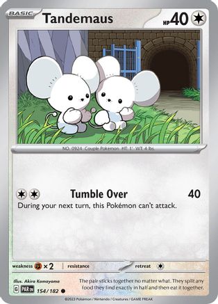 Tandemaus 154/182  - Reverse Holofoil SV04 Paradox Rift - Common