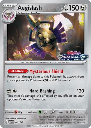 Aegislash 060  - Holofoil SV Scarlet & Violet Promo Cards - Promo