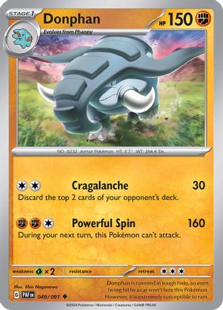 Donphan 049  SV Paldean Fates - Uncommon