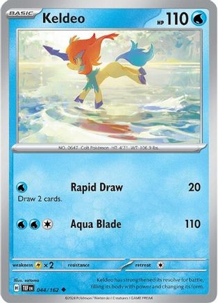 Keldeo 044  SV05 Temporal Forces - Uncommon