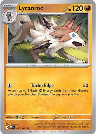 Lycanroc 090  SV05 Temporal Forces - Uncommon