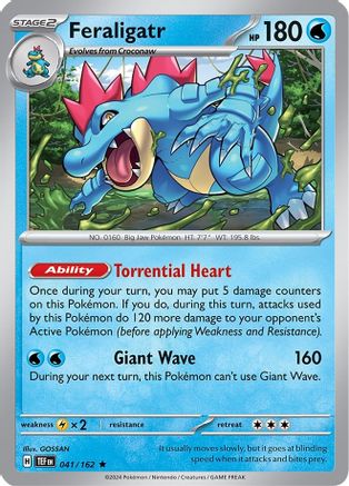 Feraligatr 041/162  Deck Exclusives - Rare