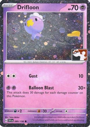 Drifloon 089/198  - Holofoil Prize Pack Series Cards - Common