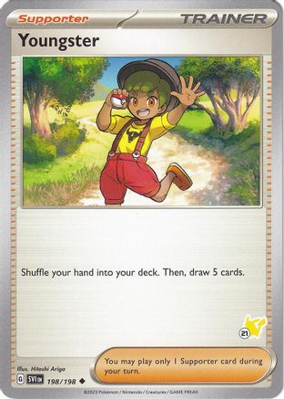 Youngster - Pikachu 21  Battle Academy 2024 - Uncommon