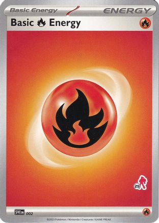 Basic Fire Energy - Armarouge 29  Battle Academy 2024 - Unconfirmed