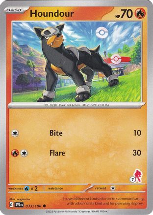 Houndour - Armarouge 7  Battle Academy 2024 - Common