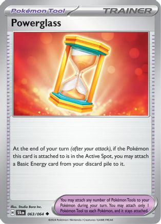 Powerglass 063/064  - Reverse Holofoil SV Shrouded Fable - Uncommon