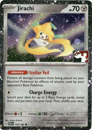 Jirachi 126/182  - Holofoil Prize Pack Series Cards - Common