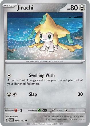 Jirachi 098  SV07 Stellar Crown - Uncommon