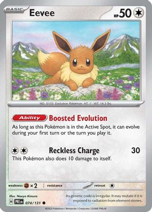 Eevee 074  SV Prismatic Evolutions - Common