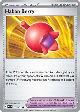 Haban Berry 111  SV Prismatic Evolutions - Common