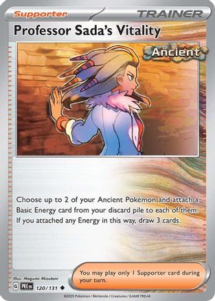 Professor Sada's Vitality 120  SV Prismatic Evolutions - Uncommon