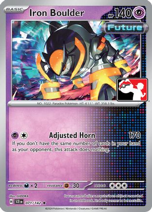 Iron Boulder 071  Prize Pack Series Cards - Rare